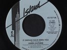 GWEN GUTHRIE: It Should Have Been You / Same 45 (dj, light sleeve scuffs, Boogi
