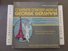 COMPLETE CONCERT MUSIC OF GEORGE GERSHWIN QUADRAPHONIC 4 LP BOX SET SLATKIN