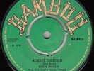 60s 70s Skinhead Reggae BOB & MARCIA always together 1970 UK 7