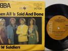 ABBA When All Is Said and Done 45 RCA AUSTRALIA Picture Sleeve   RARE 7