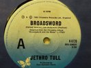 JETHRO TULL Broadsword 7'' Single 45 Chrysalis AUSTRALIA  K-8720  RARE NM