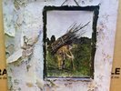 LED ZEPPELIN UNTITLED IV UK STEREO SPLIT PLUM / ORANGE ATLANTIC LP A3/B3 INNER