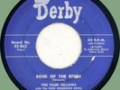 FOUR FELLOWS Bend of the River / I Tried 45rpm Derby 1954 Brooklyn doo-wop