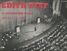 EDITH PIAF AT CARNEGIE HALL JAN 13 1957 2 LP'S PETERS # PLC2014/15 MADE USA