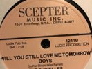 THE SHIRELLES  - WILL YOU STILL LOVE ME TOMORROW/ TONIGHT'S THE NIGHT 78  VINYL