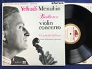 ASD 377 ED1 cream/gold Beethoven Violin Concerto Menuhin Silvestri (c/g)