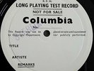 Strauss: Don Juan **2x Columbia White Label Stereo Test Pressings**