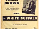 James Brown (Rin Tin Tin TV Soundtrack): The White Buffalo 1955 with Rare Sleeve
