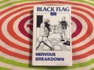 Black Flag Nervous Breakdown EP Cassette Tape SST 1988 - VG+