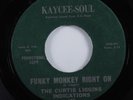 Northern Soul Funk 45 CURTIS LIGGINS...Funky Monkey...KAYCEE-SOUL ++ promo HEAR