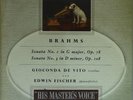 BRAHMS - SONATA 1 AND 3 - GIOCONDA DE VITO - FISCHER - UK HMV ALP 1282 -