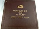Mendelssohn Opera 49 Trio in D Minor Set Cortot Thibaud Casals 4x 78rpm