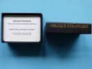 OBLIQUE STRATEGIES CARDS BRIAN ENO & PETER SCHMIDT