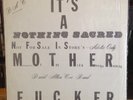 [ROCK/COUNTRY] EXC/NM LP DAVID ALLAN COE BAND Nothing Sacred {OG 1978 Shrink]