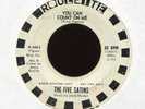 THE FIVE SATINS You Can Count on Me on Roulette Promo Northern Soul 45 Hear