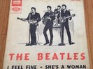 THE BEATLES *I FEEL FINE   SHE'S A WOMAN* 1964 SPANISH ODEON 45 DSOL 66.046