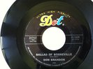 GARY USHER / SURF 45 - DON BRANDON - BALLAD OF BONNEVILLE / DOIN' THE SWIM