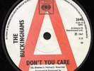 BUCKINGHAMS - Don't You Care - 60's Pop Mod Soul 45 - UK CBS Promo 45
