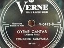 CONJUNTO RUBAVANA  GUARACHA OYEME CANTAR ORTOFON 2 M 78 RPM    # 90 ???