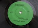LINDSEY BUCKINGHAM  FLEETWOOD MAC - Rare MALAYSIA MUSIC BOX USE / PROMO  45 RPM