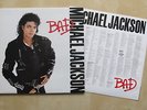 MICHAEL JACKSON Bad UK original vinyl LP Epic 4502901 1987 Nr Mint