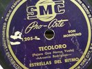 ARSENIO RODRIGUEZ ESTRELLAS DEL RITMO TECOLORO ORTOFON 2 M 78 RPM    # 92 ???