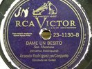 ARSENIO RODRIGUEZ DAME UN BESITO  ORTOFON 2 M 78 RPM    # 98 ???