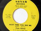 FRAN OLIVER-NEXT TIME YOU SEE ME /IF I HAD A HAMMER ON SONAR NORTHERN 45-VG+, HE