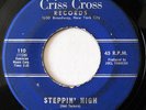 LITTLE LUTHER-STEPPIN' HIGH /DU DEE SQUAT ON CRISS CROSS R&B 45-VG+, HEAR