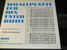 MUSIKHÖREN S 7 Instrumentalkunde / DDR LP 1969 SCHOLA S 7