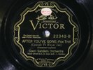 78 RPM -- Coon-Sanders Orchestra, Victor 22342, EE- / E- Jazz