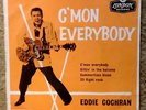 EDDIE COCHRAN CMON EVERYBODY RARE 1960 AUST OZ LONDON LABEL PIC SLEEVE EP