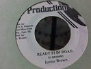 {SUPER DREAD }JUNIOR BROWN  READY FI DI ROAD  45  //7'' Listen / VG+