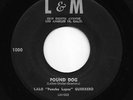 Latin Rockabilly Popcorn 45 LALO GUERRERO Pound Dog/Pancho Claus HEAR L&M Rare