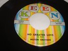 MILTON GRAYSON- KEEN 45 RPM - NO GREATER LOVE - POPCORN/ NORTHERN SOUL - LISTEN