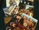 6 Vintage Beatles Vinyl Record Albums Rubber Soul Abbey Road Sgt Peppers Meet