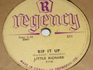 Regency 511 Little Richard Rip It Up / Ready Teddy 78 RPM V+ V+