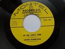 LESTER ROBERTSON 45 'MY GIRL ACROSS TOWN' USA MONTEL1959 ROCKABILLY STROLLER M-