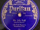 JAZZ 78RPM; JELLY ROLL MORTON'S STEAMBOAT FOUR PURITAN Mr.Jelly Roll GREAT ONE