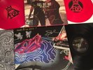 BRENDON URIE SIGNED THE DEATH OF A BACHELOR PANIC AT THE DISCO BLOOD RED VINYL