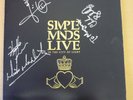SIMPLE MINDS Live in the City of Light SIGNED LP RECORD