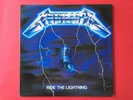 Metallica-Ride The Lightning 1989 KOREA ORIGINAL FIRST PRESS LP INSERT