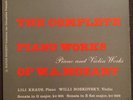 WILLI BOSKOVSKY violin LILI KRAUS piano MOZART Sonatas K.301-4 HAYDN SOCIETY 131