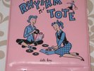 Old Rhythm Tote with 13 45 records-Sam the Sham & the Pharaohs, Rick Springfield