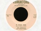 THE UPFRONTS It Took Time on Lummtone R&B Doo Wop 45 Hear