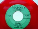 THE THRASHERS vg++ red vinyl doo-wop MASON's 45 JEANNIE / FOREVER MY LOVE PC203