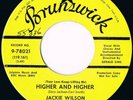 Jackie Wilson Higher and Higher Northern Soul Brunswick Records Original DEMO