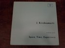 Jiddu Krishnamurti - Space, Time, Experience Lp Clean RARE