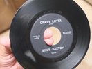 ROCKABILLY CRAZY LOVER BILLY BARTON 45 VERY GOOD