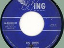 TITUS TURNER Big John / Sweet and Low 45rpm Wing 1956 popcorn soul classic
